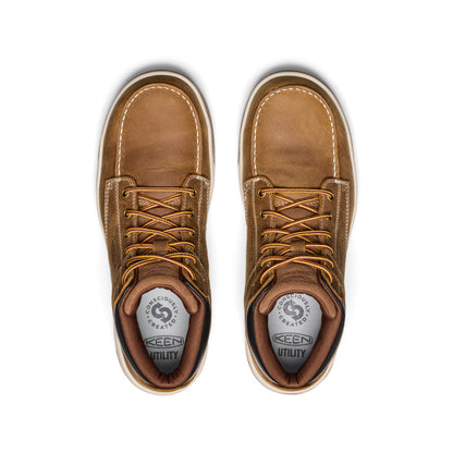 Keen Men's Gibson Waterproof Work Boot (Carbon Toe) Belgian/Gum
