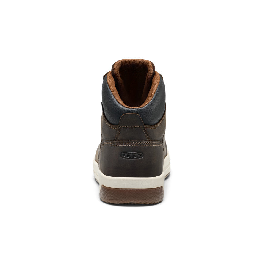 Keen Men's Gibson Waterproof Work Boot (Carbon Toe) Cascade Brown/Gum