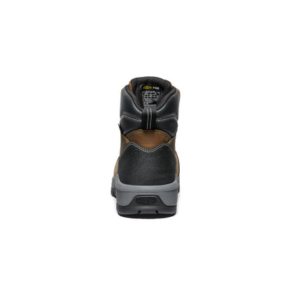 Keen Men's CSA Evanston 6" Waterproof Boot (Carbon Toe) Bison/Black