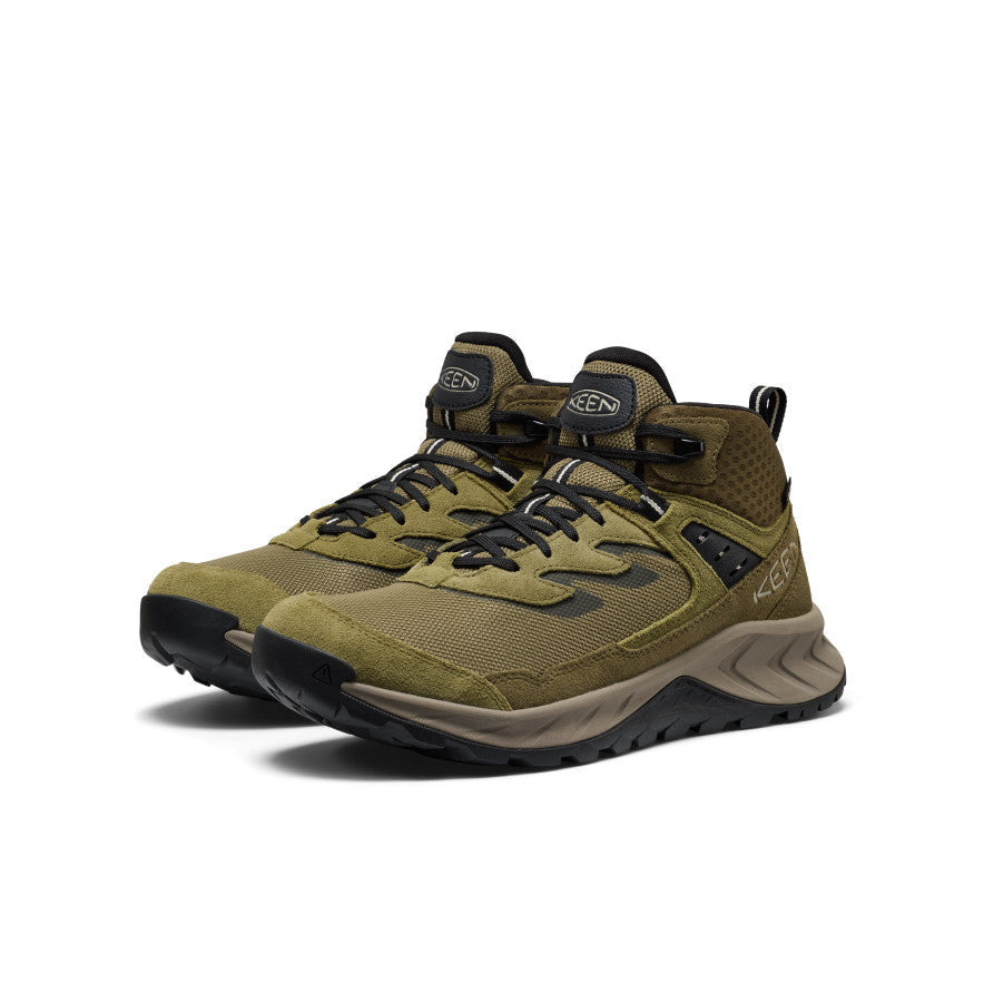 Keen Men's Hightrail Waterproof Hiking Boot Martini Olive/Dark Olive