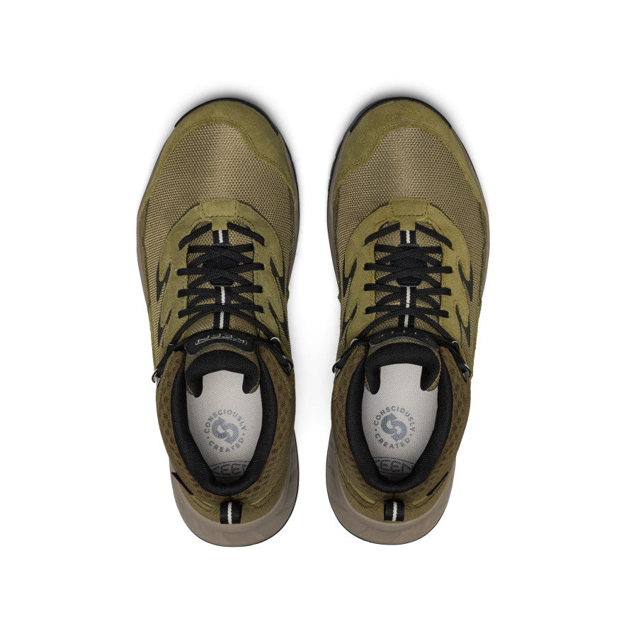 Keen Men's Hightrail Waterproof Hiking Boot Martini Olive/Dark Olive
