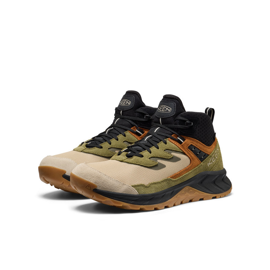 Keen Men's Hightrail Waterproof Hiking Boot Safari/Black