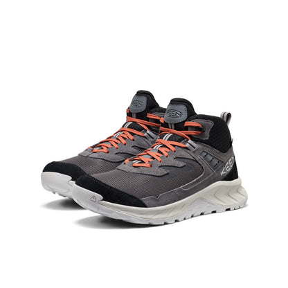 Keen Men's Hightrail Waterproof Hiking Boot Magnet/Burnt Brick