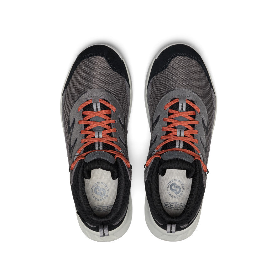 Keen Men's Hightrail Waterproof Hiking Boot Magnet/Burnt Brick