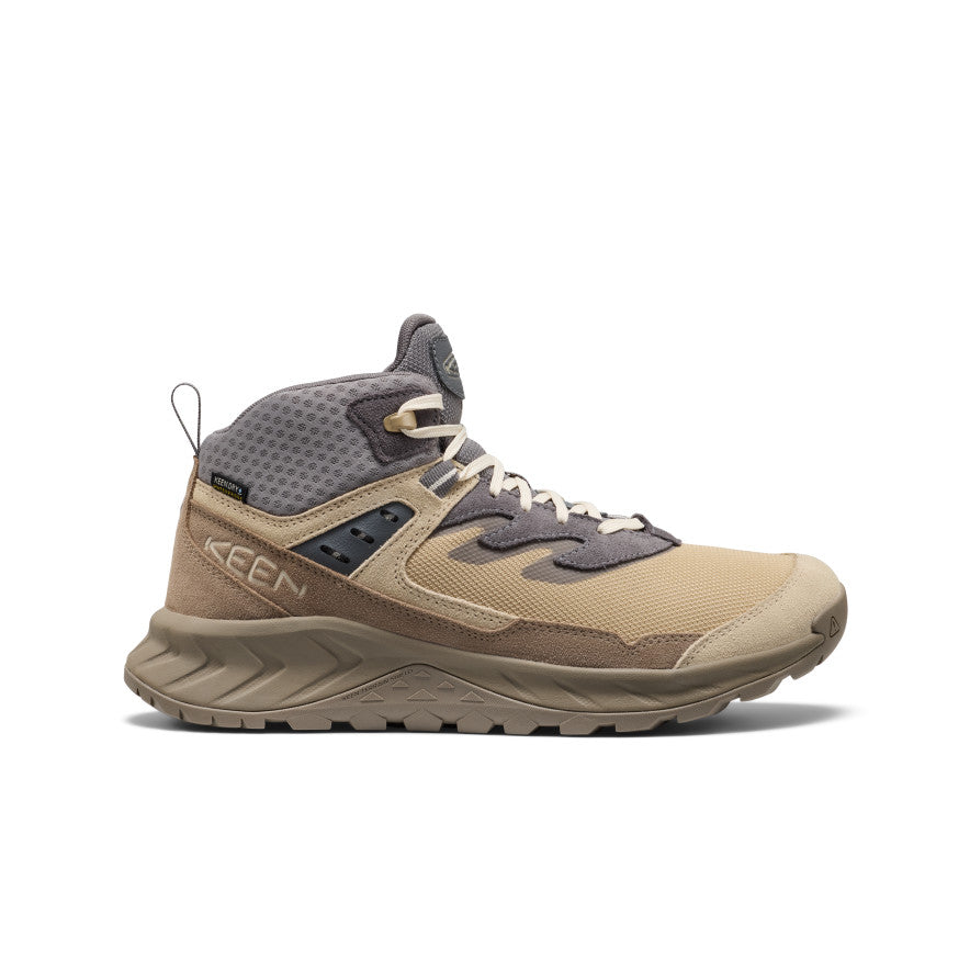 Keen Men's Hightrail Waterproof Hiking Boot Safari/Steel Grey