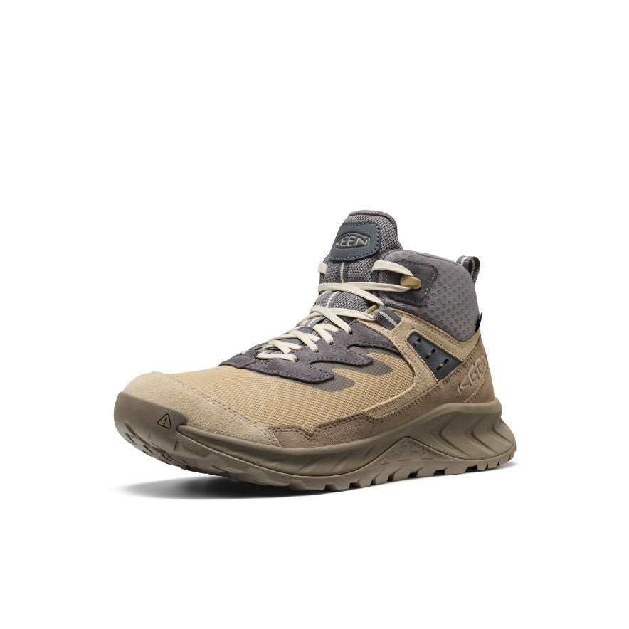 Keen Men's Hightrail Waterproof Hiking Boot Safari/Steel Grey