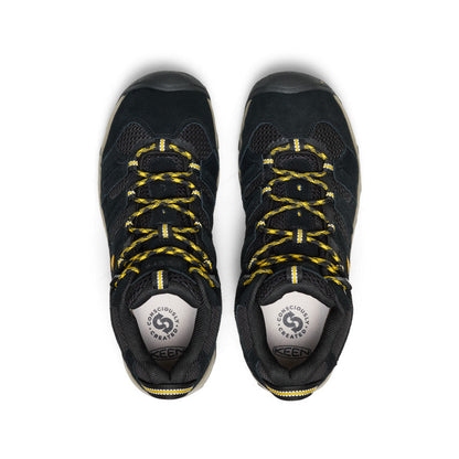 Keen Men's Headout Waterproof Hiking Boot Black/Lemon Curry