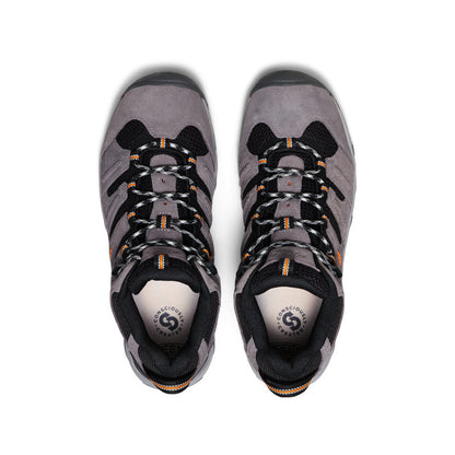 Keen Men's Headout Waterproof Hiking Boot Magnet/Orange Pepper