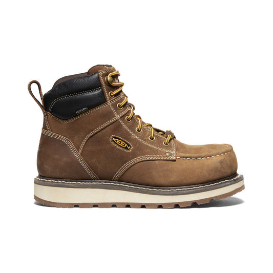 Keen Men's Cincinnati 6" Waterproof Boot (Carbon Toe) Belgian/Sandshell