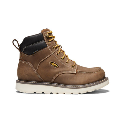 Keen Men's Cincinnati 6" Waterproof Boot (Soft Toe) Belgian/Sandshell