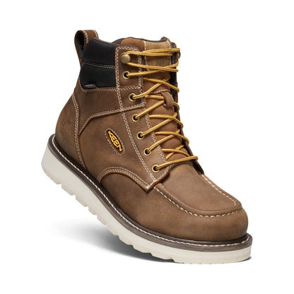 Keen Men's Cincinnati 6" Waterproof Boot (Soft Toe) Belgian/Sandshell