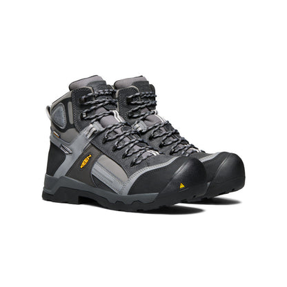 Keen Men's Davenport 6" Insulated Waterproof Boot (Composite Toe) Magnet/Steel Grey