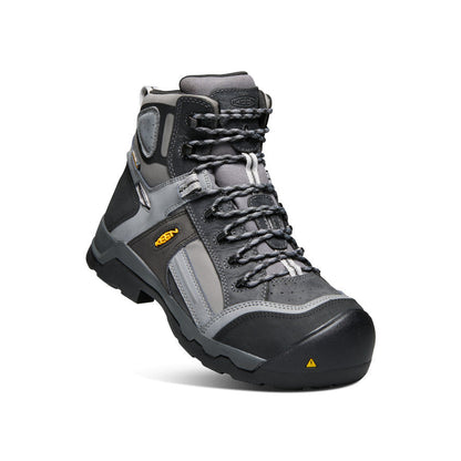 Keen Men's Davenport 6" Insulated Waterproof Boot (Composite Toe) Magnet/Steel Grey