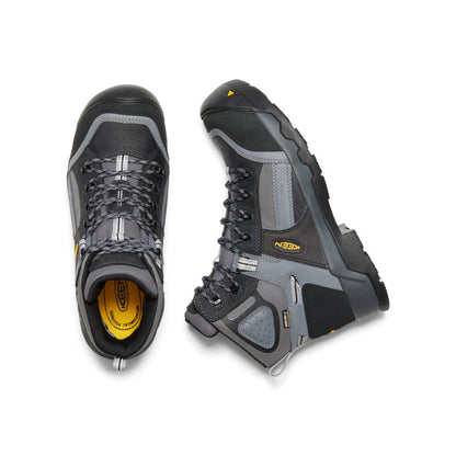 Keen Men's Davenport 6" Insulated Waterproof Boot (Composite Toe) Magnet/Steel Grey