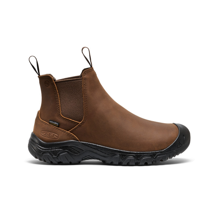 Keen Men's Anchorage IV Waterproof Boot Dark Earth/Black