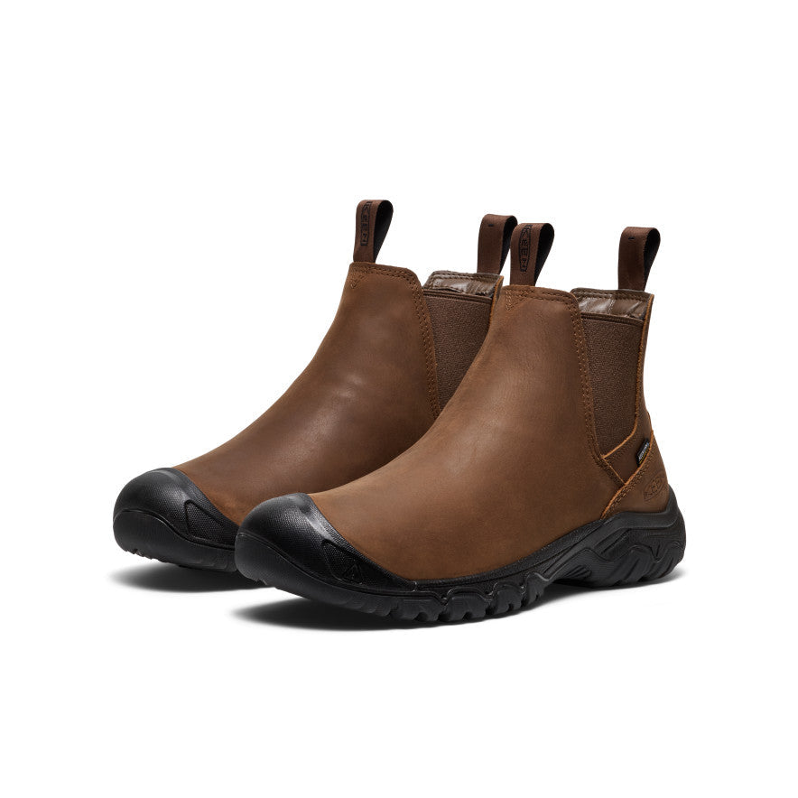 Keen Men's Anchorage IV Waterproof Boot Dark Earth/Black