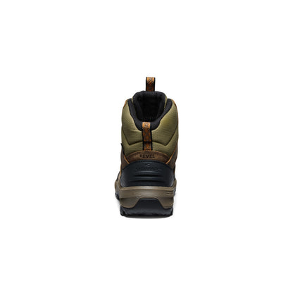 Keen Men's Revel IV Polar Waterproof Boot Bison/Orange Pepper