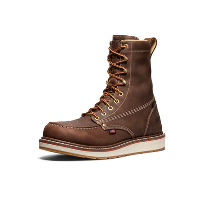 Keen Men's Liberty 8" Waterproof Boot (Carbon Toe) Chestnut/Gum