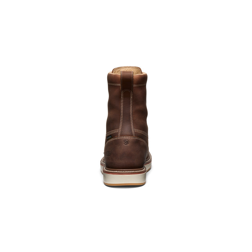 Keen Men's Liberty 8" Waterproof Boot (Carbon Toe) Chestnut/Gum