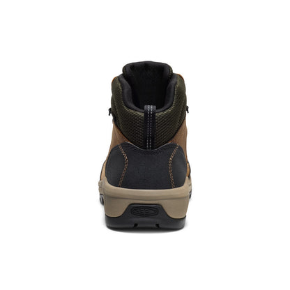 Keen Men's Skokie Waterproof Work Boot (Soft Toe) Forest Night/Black