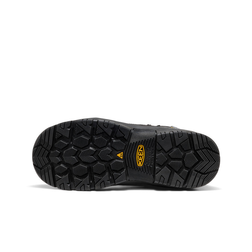 Keen Men's Skokie Waterproof Work Boot (Soft Toe) Black/Black