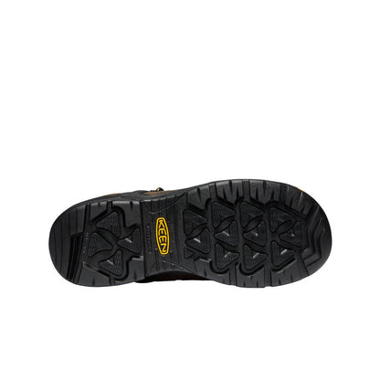 Keen Men's Dover 8" Insulated Waterproof Boot (Carbon Toe) Dark Earth/Black