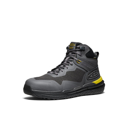 Keen Men's Synchro Waterproof Work Boot (Carbon Toe) Magnet/Black