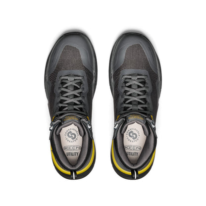 Keen Men's Synchro Waterproof Work Boot (Carbon Toe) Magnet/Black