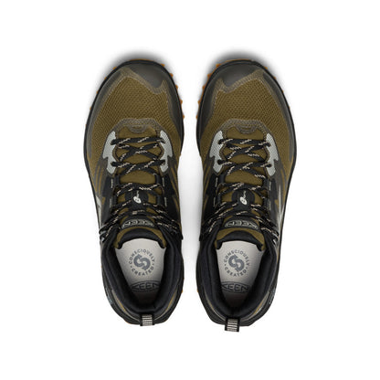 Keen Men's Zionic NXT Waterproof Hiking Boot Dark Olive/Black
