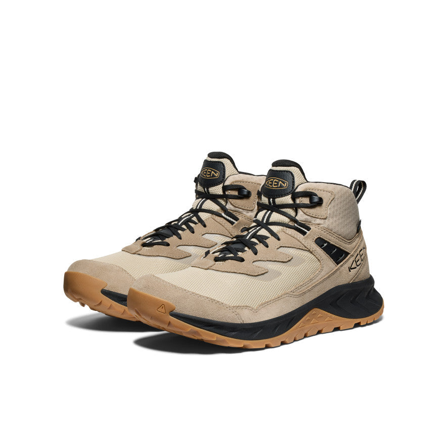 Keen Men's Hightrail Waterproof Hiking Boot Brindle/Oak Buff