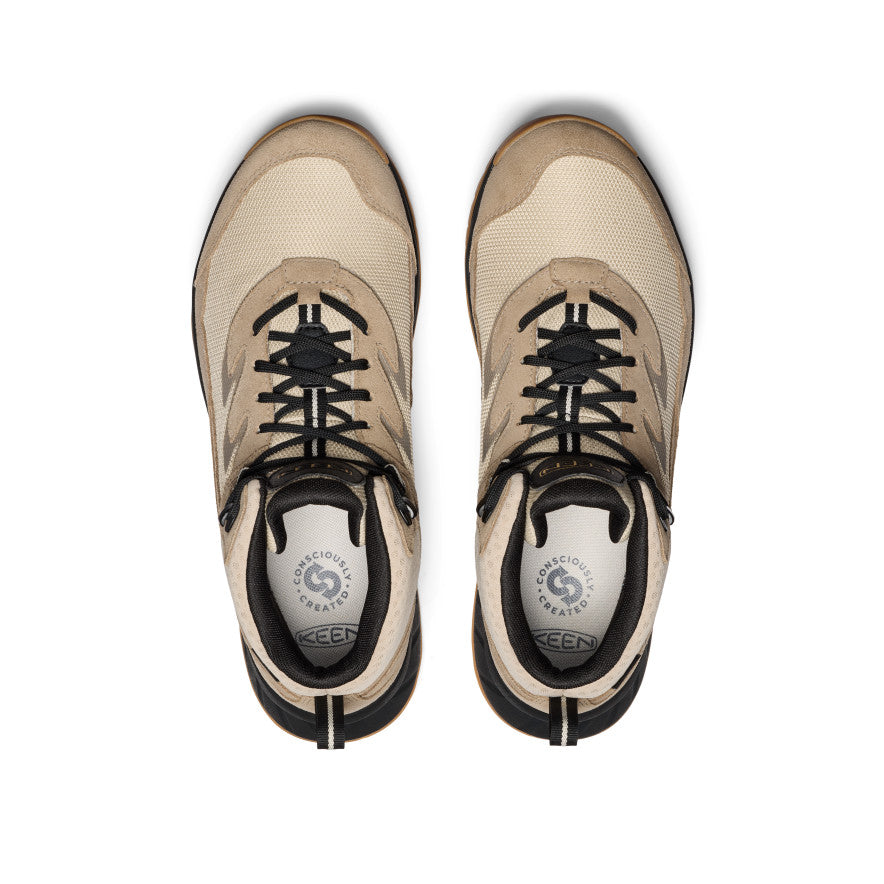 Keen Men's Hightrail Waterproof Hiking Boot Brindle/Oak Buff
