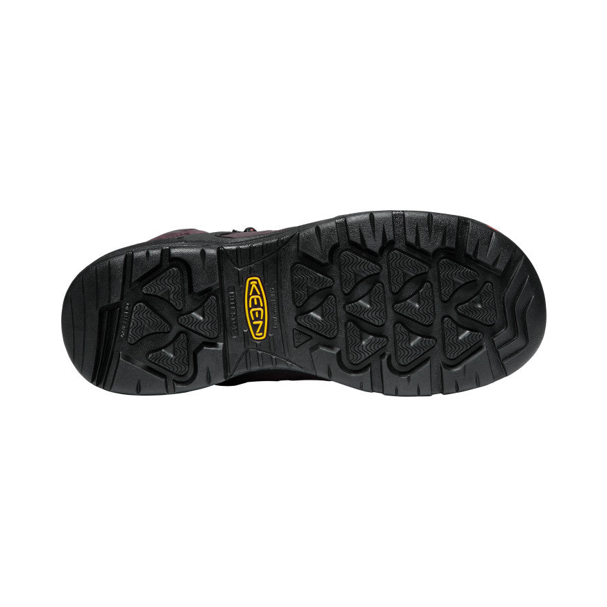 Keen Men's Dover 8" Waterproof Boot (Carbon Toe) Dark Earth/Black
