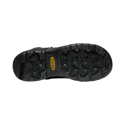 Keen Men's Dover 8" Waterproof Boot (Carbon Toe) Dark Earth/Black