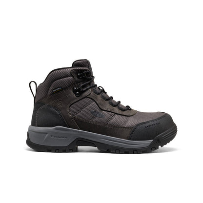 Keen Men's Skokie Waterproof Work Boot (Carbon Toe) Magnet/Black