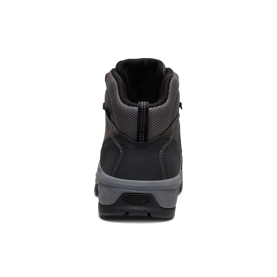 Keen Men's Skokie Waterproof Work Boot (Carbon Toe) Magnet/Black