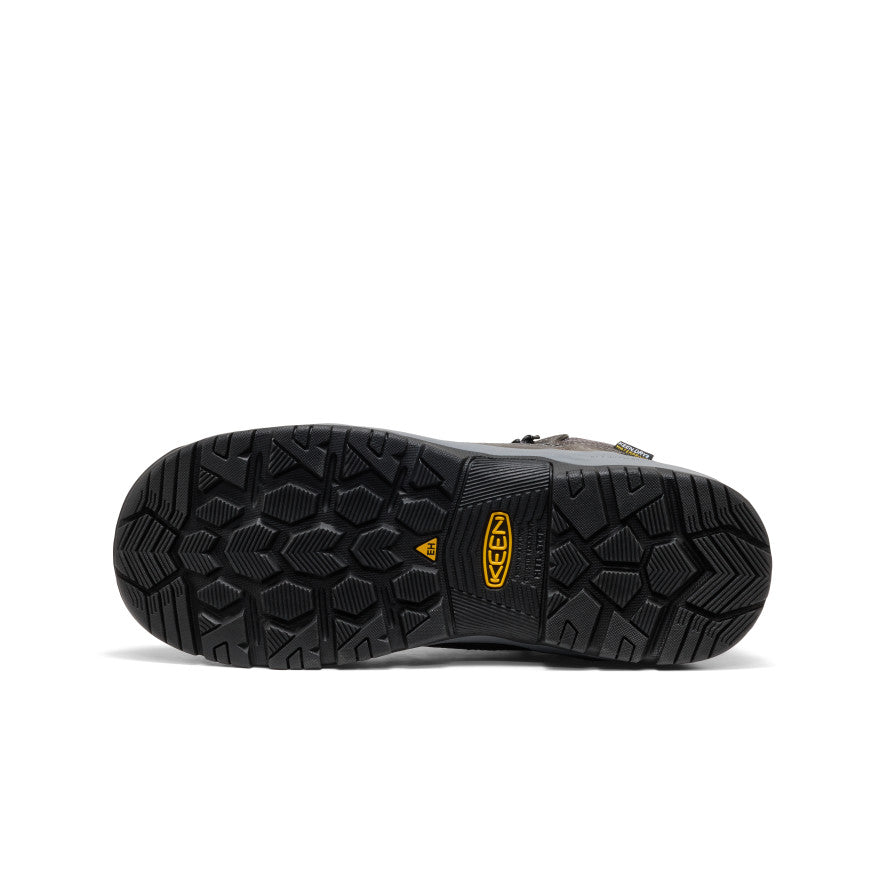 Keen Men's Skokie Waterproof Work Boot (Carbon Toe) Magnet/Black