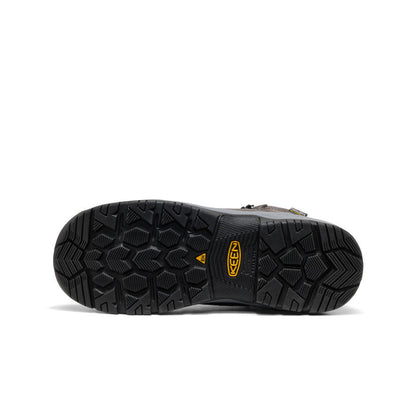 Keen Men's Skokie Waterproof Work Boot (Carbon Toe) Magnet/Black