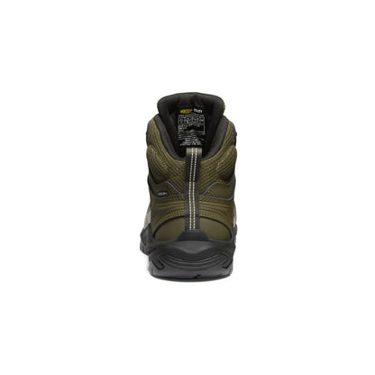 Keen Men's Reno Mid Waterproof (Carbon Toe) Dark Olive/Black