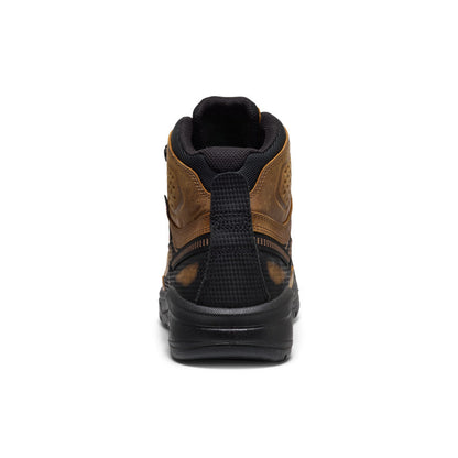 Keen Men's Targhee IV Waterproof Work Boot (Soft Toe) Belgian/Black