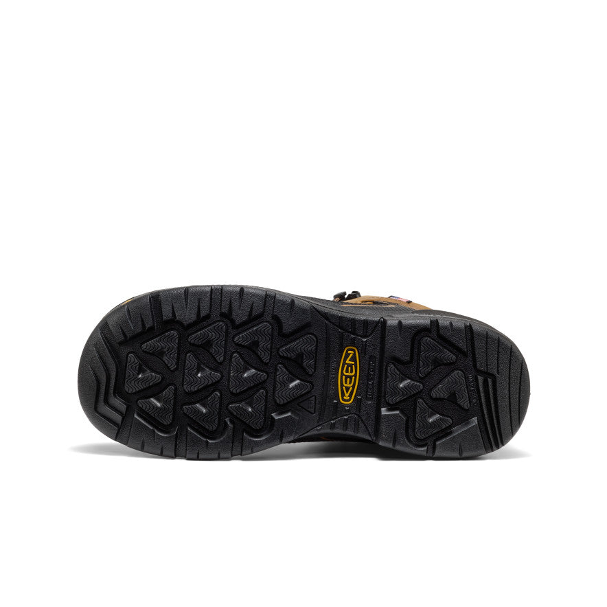 Keen Men's Targhee IV Waterproof Work Boot (Soft Toe) Belgian/Black