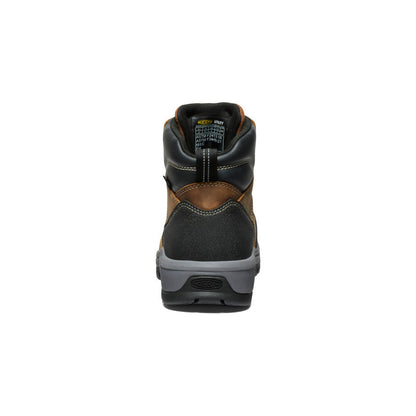 Keen Men's Evanston 6" Waterproof Boot (Carbon Toe) Bison/Black