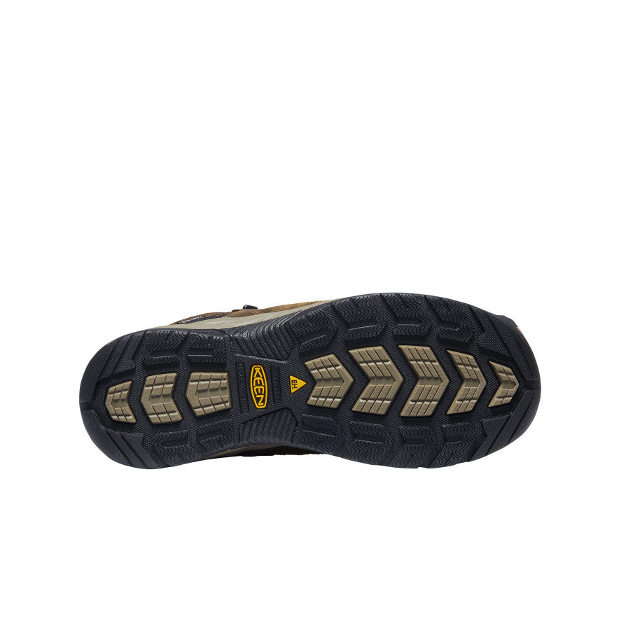 Keen Men's Flint II Waterproof Mid (Soft Toe) Black Olive/Brindle