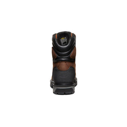 Keen Men's Camden 8" Insulated Waterproof Boot (Carbon Toe) Leather Brown/Black
