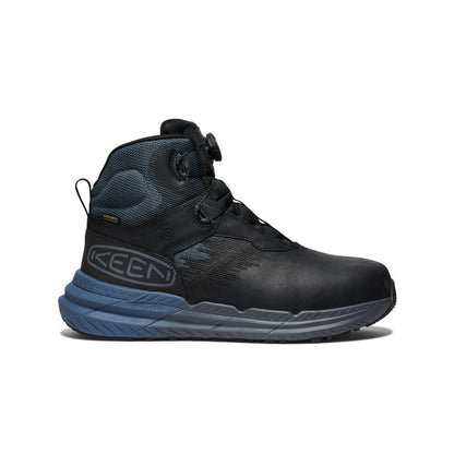 Keen Men's Snapline RF Waterproof Boot (Carbon Toe) Vintage Indigo/Black