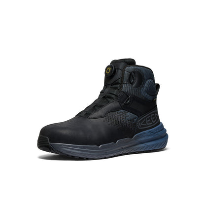 Keen Men's Snapline RF Waterproof Boot (Carbon Toe) Vintage Indigo/Black