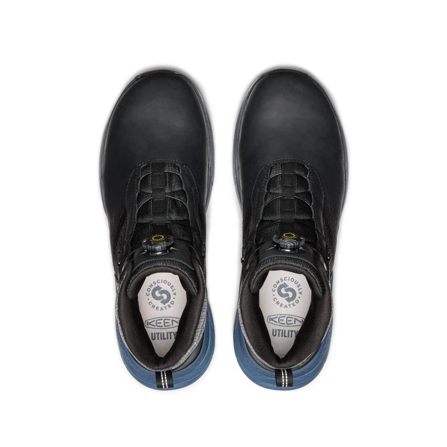 Keen Men's Snapline RF Waterproof Boot (Carbon Toe) Vintage Indigo/Black