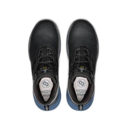 Keen Men's Snapline RF Waterproof Boot (Carbon Toe) Vintage Indigo/Black