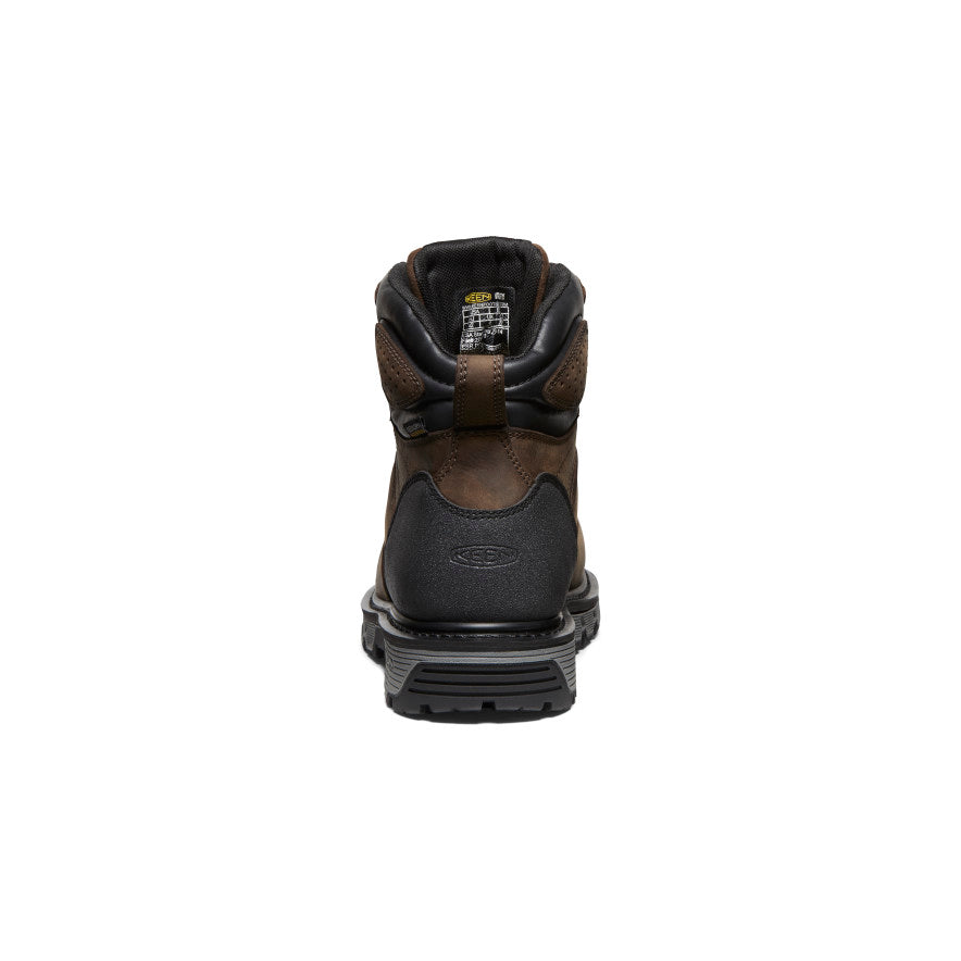 Keen Men's CSA Camden 6" Waterproof Boot (Carbon Toe) Dark Earth/Black