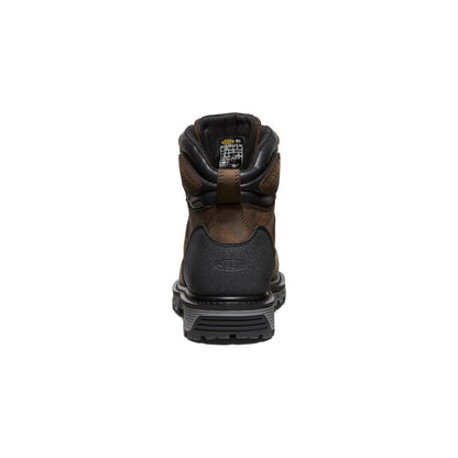 Keen Men's CSA Camden 6" Waterproof Boot (Carbon Toe) Dark Earth/Black