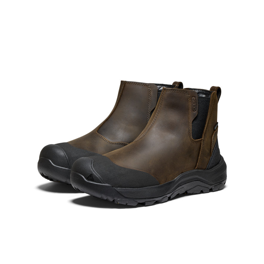 Keen Men's Revel IV Waterproof Chelsea Canteen/Black